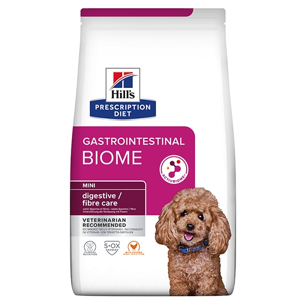 Hill’s PRESCRIPTION DIET Gastrointestinal Biome Mini tørrfôr til hund med kylling 3kg pose