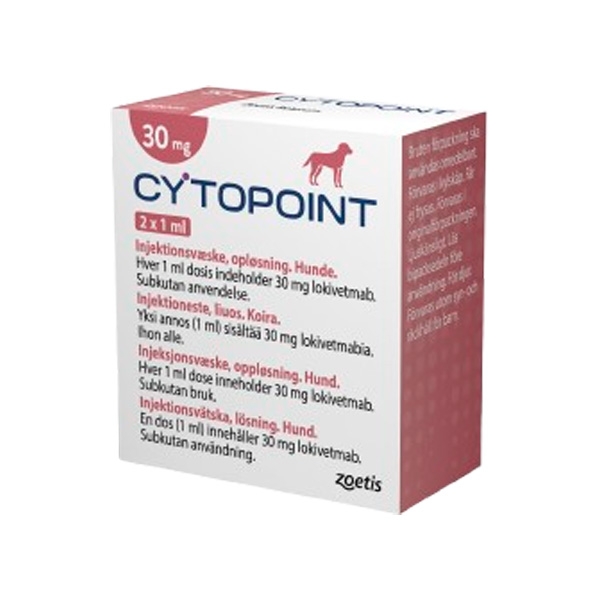 Cytopoint injektionsvätska 30 mg 2 x 1 ml