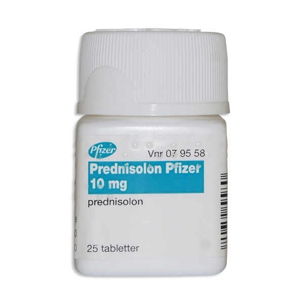Prednisolon Pfizer 10 mg 25 tabletter