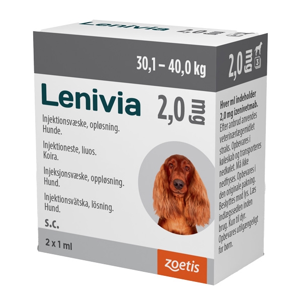 Lenivia injektionsvätska 2,0 mg 2 x 1 ml