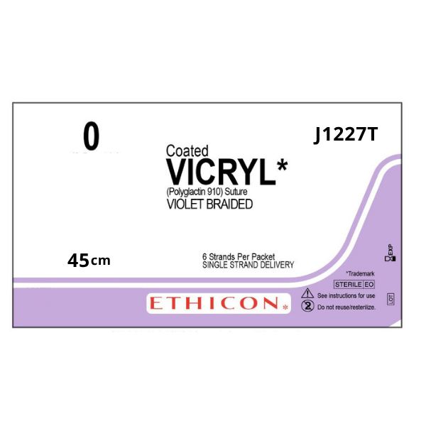 Vicryl J1227T 0 6x45 cm /24