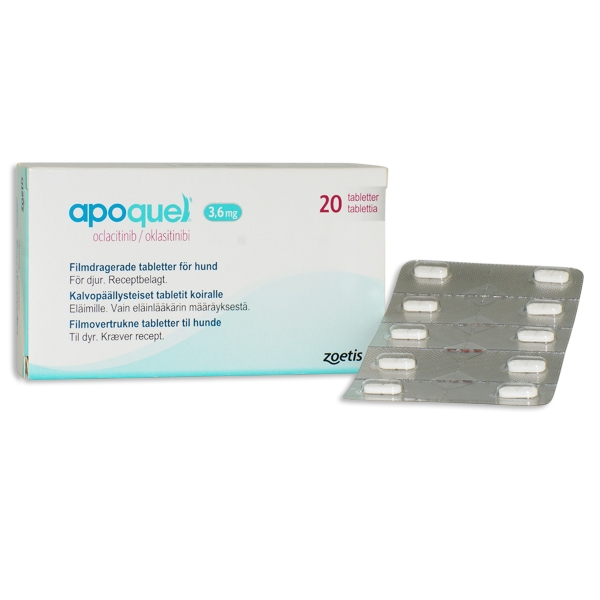 APOQUEL 3,6 mg 20 filmdragerade tabletter