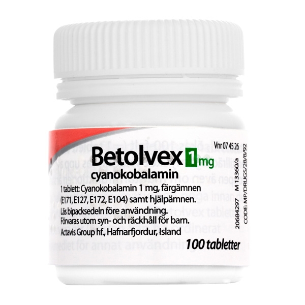 Betolvex® 1 mg 100 tabletter