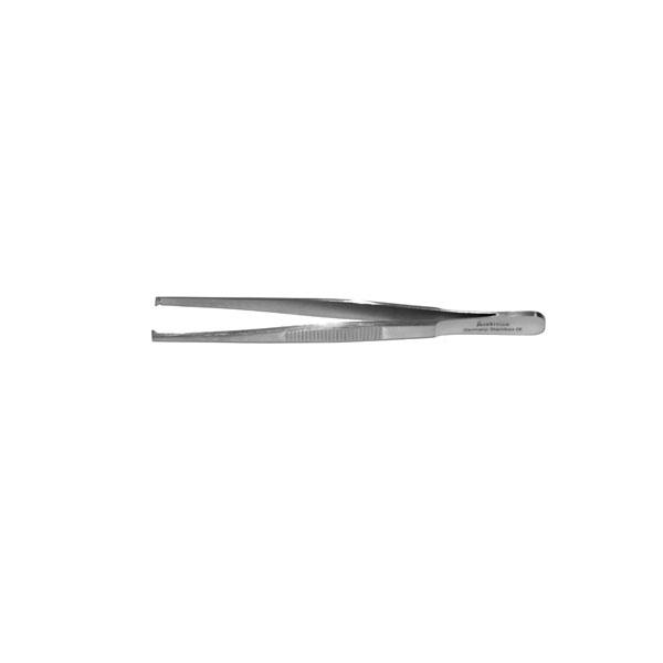 Kirurgisk pincet 1 x 2 tænder 10 cm økonomisk /stk