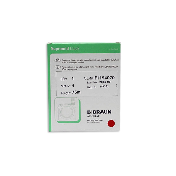 Supramid F1194070 svart 1 75 m /fl