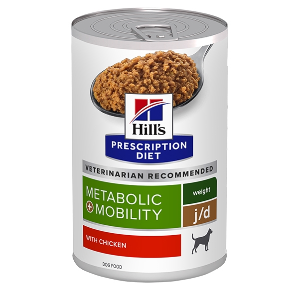 PD Canine Metabolic + Mobility Weight Management Chicken 12x370g burkar