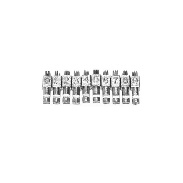 Siffersett 0-9 til Axa 5 mm /sats