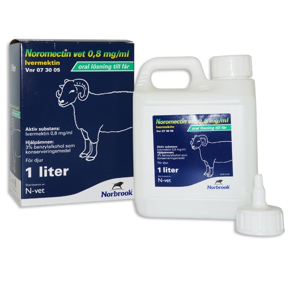 Noromectin vet 0,8 mg/ml 1 liter