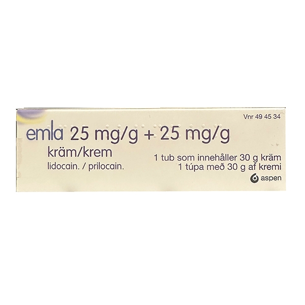 EMLA® 25 mg/g + 25 mg/g 30 gram