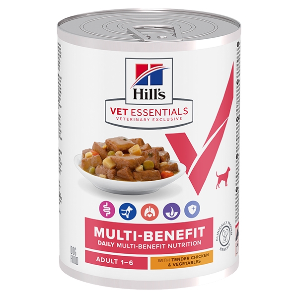 VE Canine Multi-Benefit Adult Chicken & Vegetables 12x363g burkar