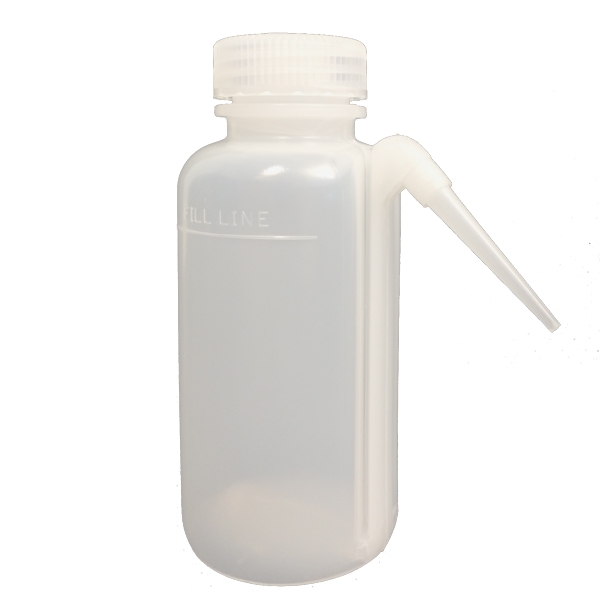 Plastflaske med pip 250 ml /stk