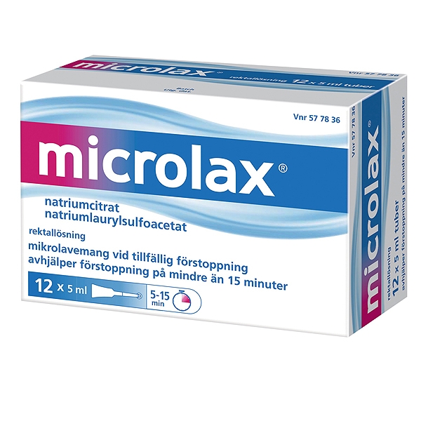 Microlax® Rektallösning 12 x 5 ml