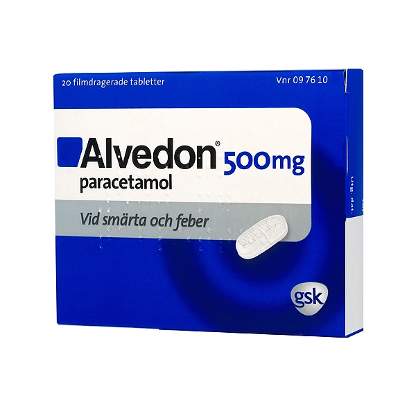 Alvedon® 500 mg 20 st