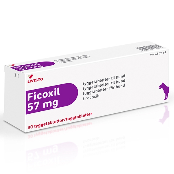 Ficoxil 57 mg 30 tuggtabletter