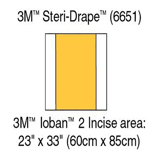 Ioban innsnittsduk 56x85 cm /stk