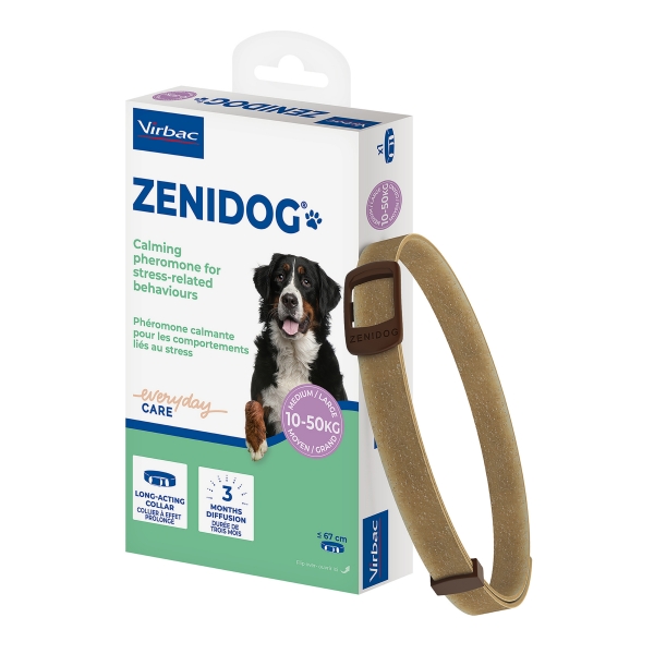 Virbac Zenidog halsbånd str. M/L / stk