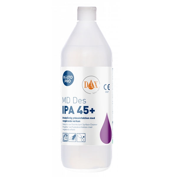 KiiltoPro MD Instru Des IPA 45+ Overflatedesinfeksjon 1 liter /stk