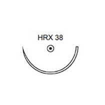 Runda suturnålar Vitrex HRX-38 1/2 cirkel /12