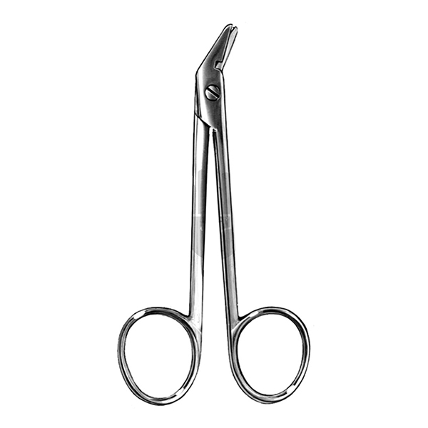 Sutursax sidoböjd tandad 12 cm ekonomi /st