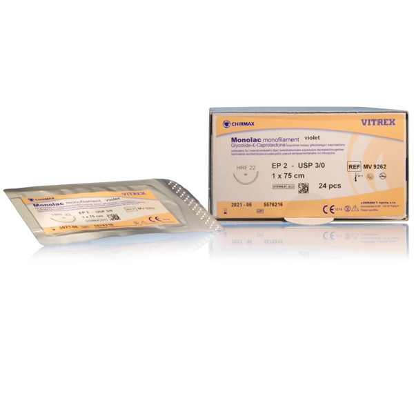 Monolac Lila 3/0 HRF-22 75 cm /24