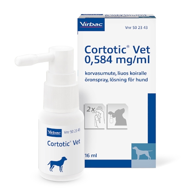 Cortotic Vet 0,584 mg/ml öronspray 16 ml