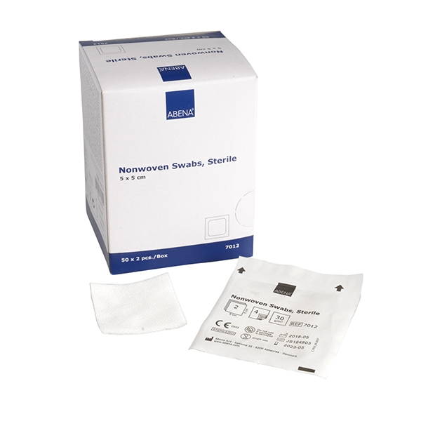 Kompress nonwoven sterila 4-lags 5x5 cm 2/K /100