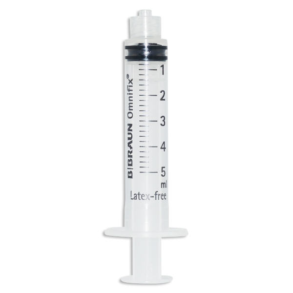 Spruta 5 ml luer-lock Omnifix 3-komponent /100