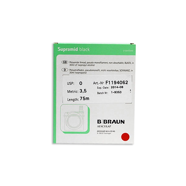 Supramid F1194062 svart 0 75 m /fl