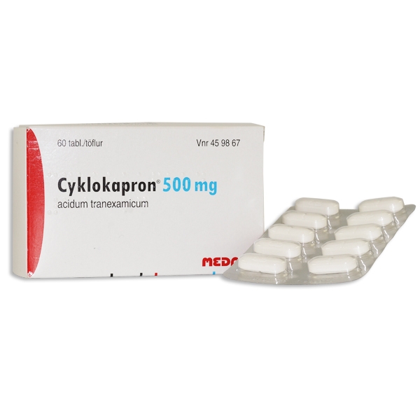 Cyklokapron 500 mg 60 tabletter