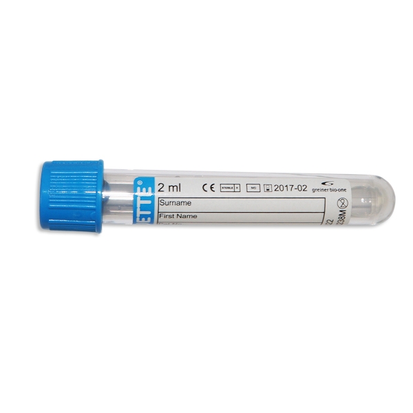 Vacuette vacuumrör Citrat blå 2/5 ml /50
