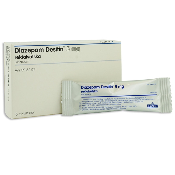 Diazepam Desitin 5 mg 5 x 2.5 ml