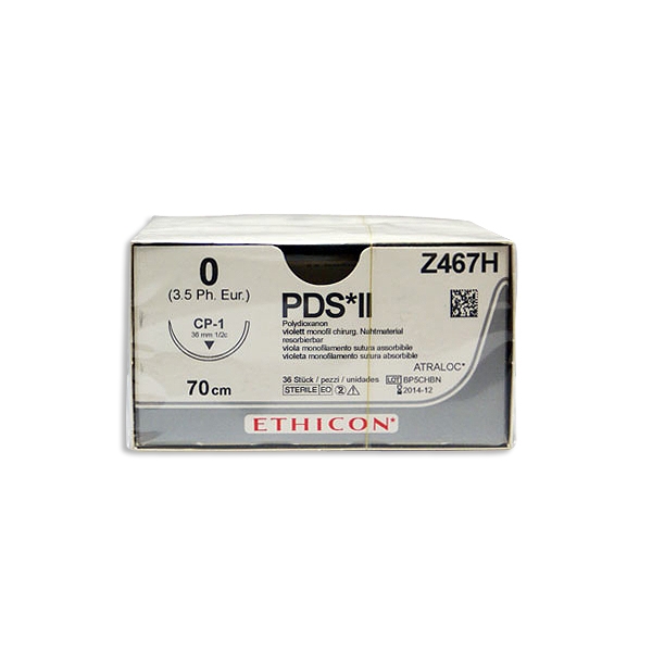 PDS II Z467H lila 0 OS nål CP-1 70 cm /36