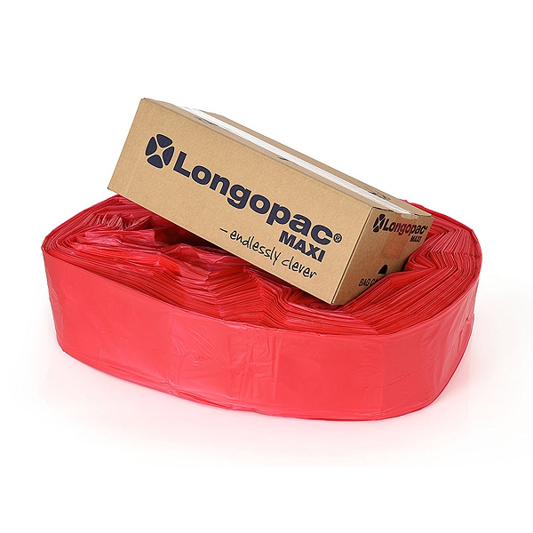 Longopac Maxi Standard rød 110 meter 130 posekasette /stk