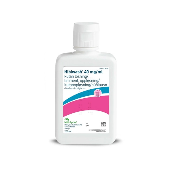 Hibiwash kutan lösning 40 mg/ml 250 ml