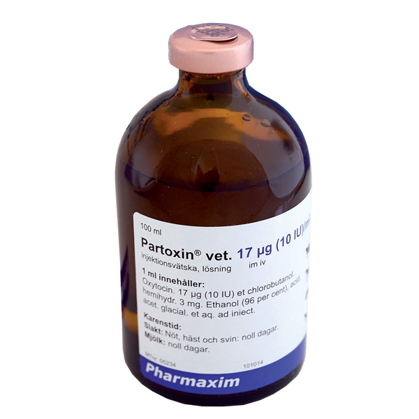 Partoxin® vet. 10 IU/ml Injektionsvätska 1 x 100 ml