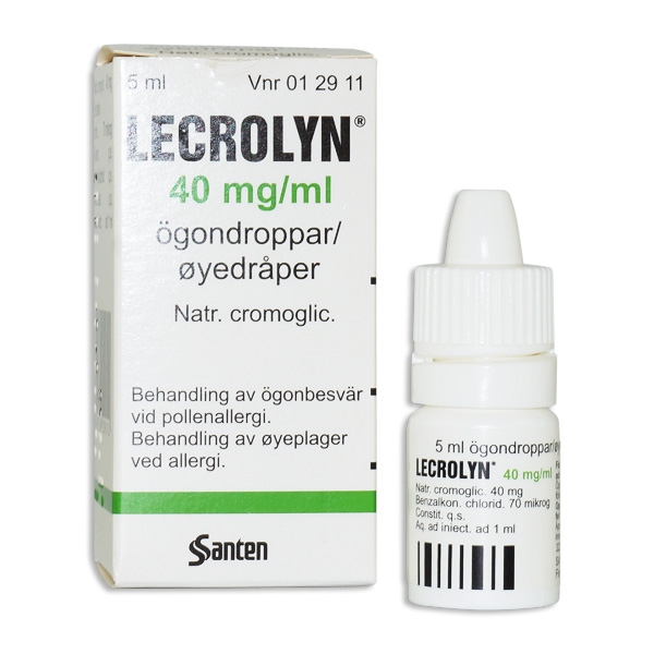 Lecrolyn 40 mg/ml 5 ml