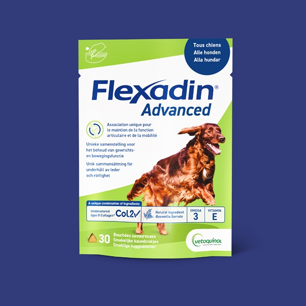 Flexadin Advanced Boswellia tyggetabletter til hunde /30