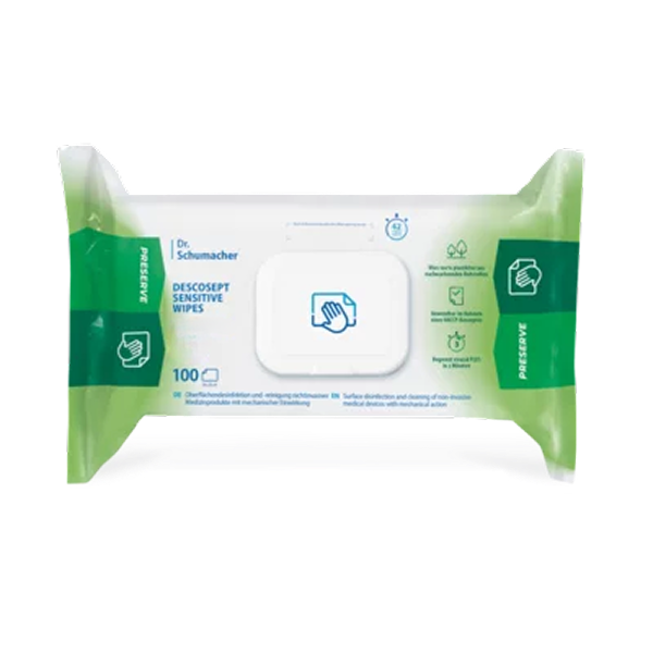 Descosept Sensitive Wipes 20 x 20 cm /100