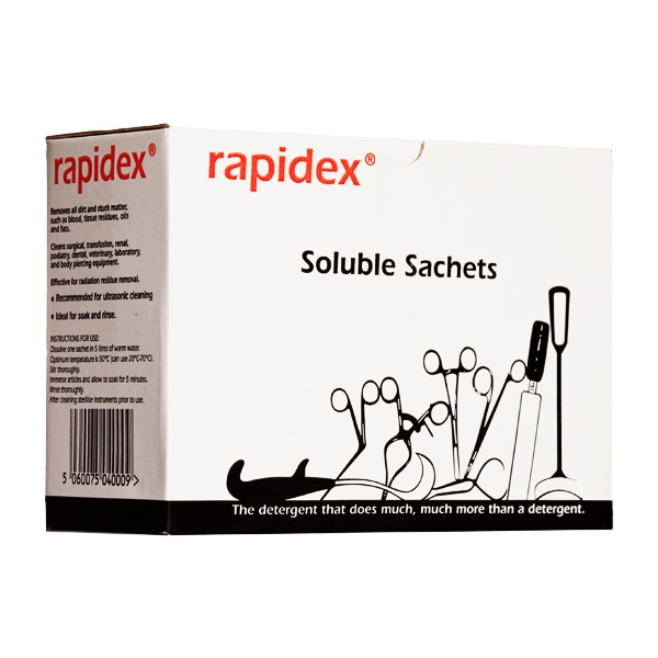 Rapidex för rengöring av instrument 28 gram /50