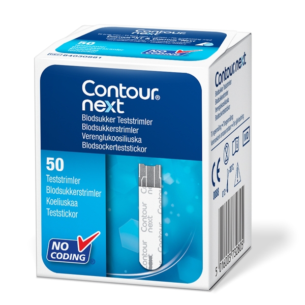 Contour Next blodsukker teststrimler /50