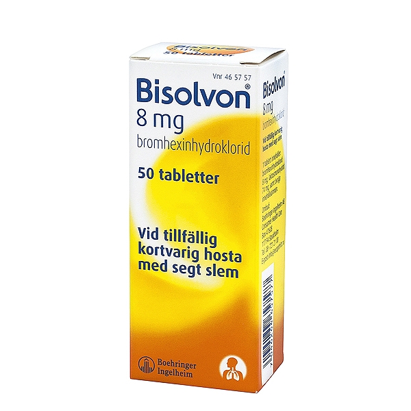 Bisolvon 8 mg 50 styck