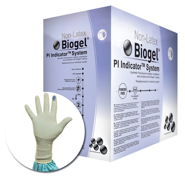 Biogel PI indikator dobbelt operationshandske 6,0 /2x25 par