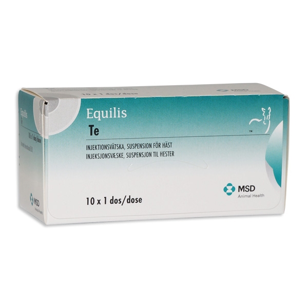 Equilis® Te injektionsflaska 10 x 1 doser