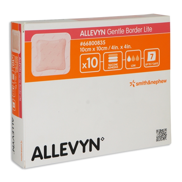 Allevyn Gentle Border Lite 10x10 cm /10