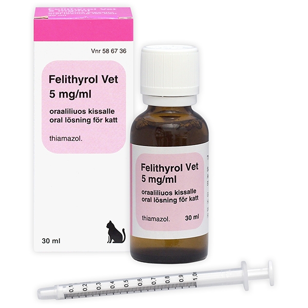 Felithyrol Vet oral lösn. 5 mg/ml 30 ml