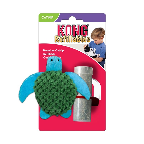 KONG Cat påfyllningsbar catnip sköldpadda /st