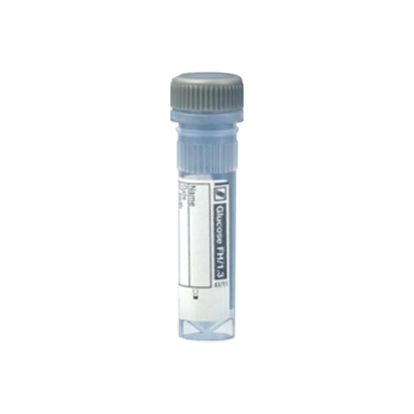 Mikrorør med skruelåg 1,3 ml Fluorid-Heparin /100