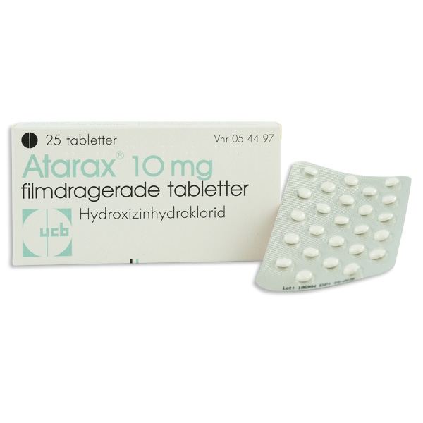 Atarax 10 mg 25 tabletter