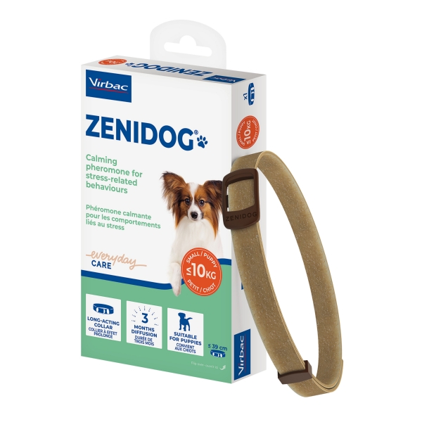 Virbac Zenidog halsbånd str. S / stk