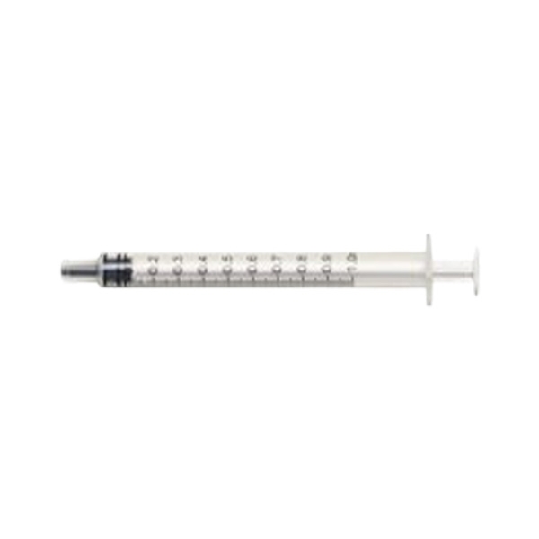 Sprøjte 1 ml 3-komponent /100